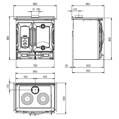 Варочная плита LaNordica Mamy
