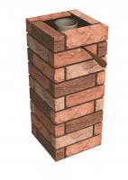 Дымоход-конвектор Grill'D  Retro AISI 304 0,8мм (D115)