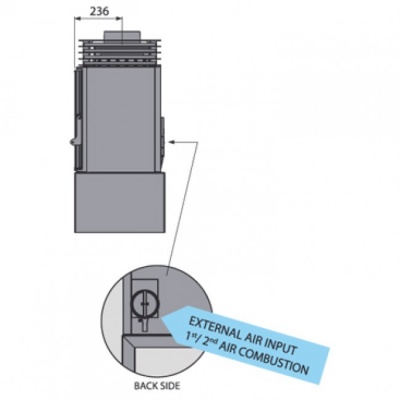 Отопительная печь Liseo Castiron LCI 9 GF BG Stove, черное стекло Отопительная печь Liseo Castiron LCI 9 GF BG Stove, черное стекло