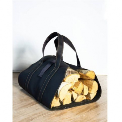 Переноска для дров FireWood Vienna экокожа