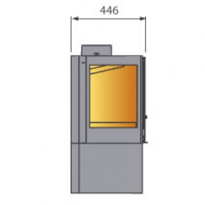 Отопительная печь Liseo Castiron LCI 7 GFLR Stove, два боковых стекла Отопительная печь Liseo Castiron LCI 7 GFLR Stove, два боковых стекла