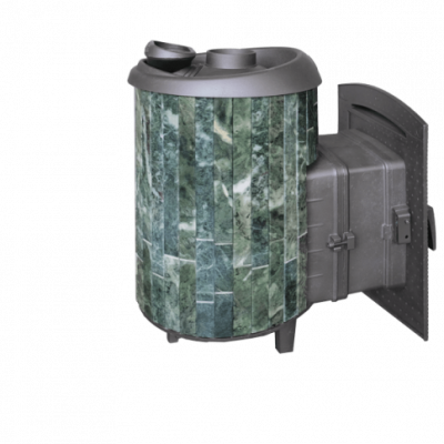 Банная печь Прометалл Атмосфера L в ламелях из натурального камня Змеевик наборный Банная печь Прометалл Атмосфера L в ламелях из натурального камня Змеевик наборный