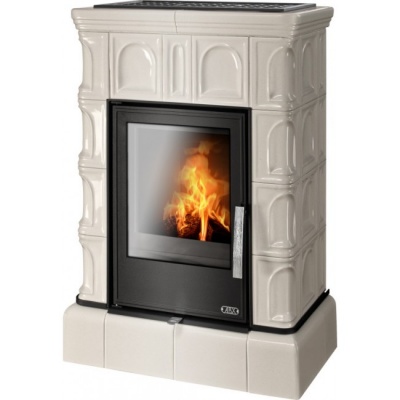 Печь-камин ABX BRITANIA KPI, с кафельным цоколем, с допуском воздуха (перламутр) Печь-камин ABX BRITANIA KPI, с кафельным цоколем, с допуском воздуха (перламутр)