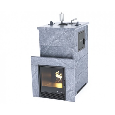 Печь для бани ИзиСтим Геленджик-М2 в кожухе из талькохлорита сталь AISI 321 Печь для бани ИзиСтим Геленджик-М2 в кожухе из талькохлорита сталь AISI 321