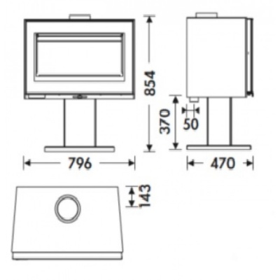 Печь-камин Panadero Maja Печь-камин Panadero Maja