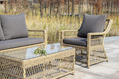 Диван 4SIS Гранд Латте трехместный Цвет: соломенный Диван 4SIS Гранд Латте трехместный Цвет: соломенный