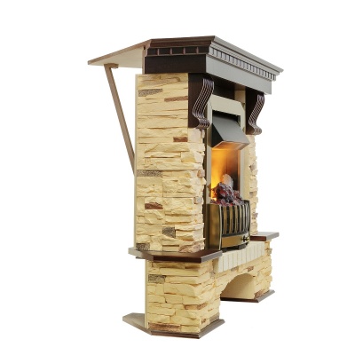 Каминокомплект Pierre Luxe Сланец Cavendish Угловой Каминокомплект Pierre Luxe Сланец Cavendish Угловой