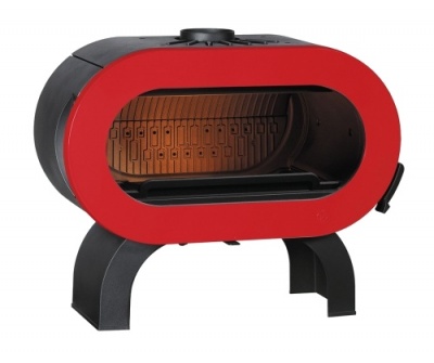 ПЕЧЬ-КАМИН Invicta FIFTY SUR ARCHE эмаль красная ПЕЧЬ-КАМИН Invicta FIFTY SUR ARCHE эмаль красная