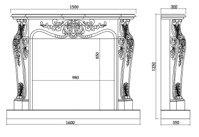 Мраморный портал Roma