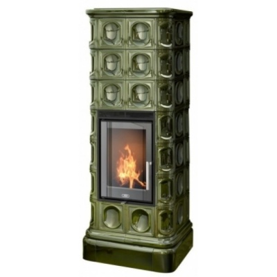 Печь-камин ABX KALEDONIE EXclusive XL, высокая - вставка Orion (зеленый) Печь-камин ABX KALEDONIE EXclusive XL, высокая - вставка Orion (зеленый)