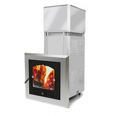 Печь для бани дровяная ИнжКомЦентр ВВД Сударушка М (Каменка нержавеющая сталь с баком)