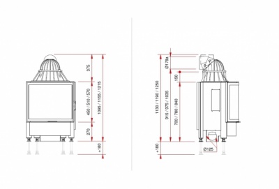 Каминная топка Schmid Ronda 6757 Каминная топка Schmid Ronda 6757