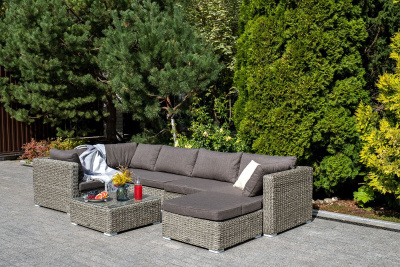 Угловой диван 4SIS Лунго (гиацинт) Цвет: серый Угловой диван 4SIS Лунго (гиацинт) Цвет: серый