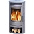 Печь-камин ABX Arktis 4 (серая сталь тальк с верхней плитой)