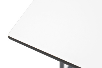 Интерьерный стол 4SIS Тулон 40х40х60 Цвет: молочный, черный Интерьерный стол 4SIS Тулон 40х40х60 Цвет: молочный, черный