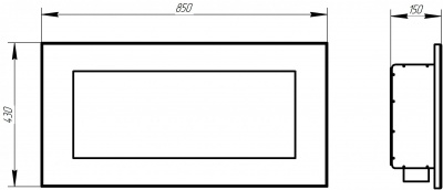 Биокамин Window