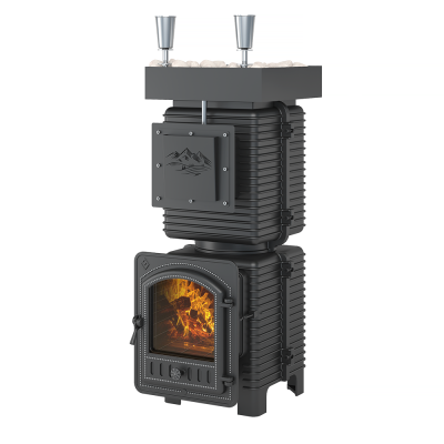 Печь для бани Эверест "Легкий пар Профи" под обкладку Б/В (закрытая каменка из нерж. стали) диаметр дымохода: 120 мм Печь для бани Эверест "Легкий пар Профи" под обкладку Б/В (закрытая каменка из нерж. стали) диаметр дымохода: 120 мм