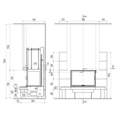 Каминная облицовка Supra Evane