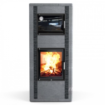 Отопительная печь с духовкой Теплый камень HERITAGE III