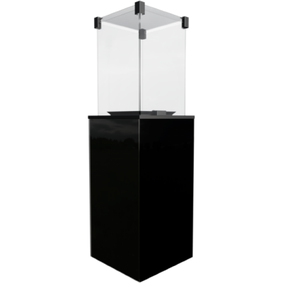 Газовый нагреватель Kratki PATIO M G31 37MBAR CZ - черное стекло, с ручным управлением Газовый нагреватель Kratki PATIO M G31 37MBAR CZ - черное стекло, с ручным управлением