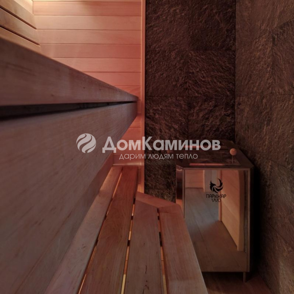 Сауна из липы. КП Галактика. Электрокаменка Парижар