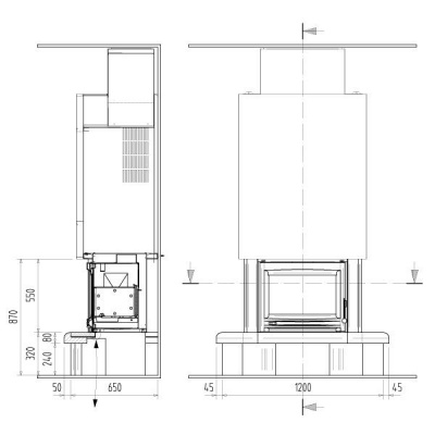 Каминная облицовка Supra Lugano