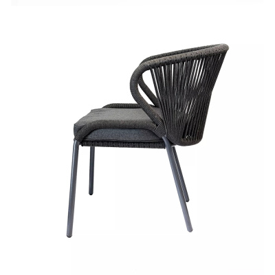 Стул 4SIS Милан из роупа Цвет: темно-серый