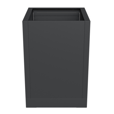 Тумба с тремя выдвижными ящиками и фальш-панелью 850 Черная Тумба с тремя выдвижными ящиками и фальш-панелью 850 Черная