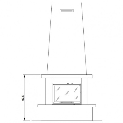 Каминная облицовка Palazzetti Andria Каминная облицовка Palazzetti Andria