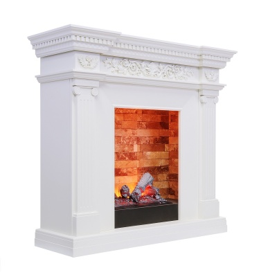 Каминокомплект Amalfi Cassette 400 Белый