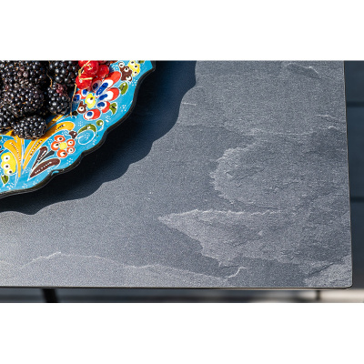 Обеденная группа 4SIS Конте-М с квадратным столом Цвет: серый гранит