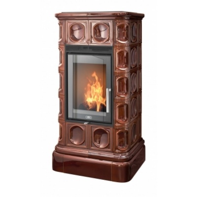 Печь-камин ABX KALEDONIE EXclusive, низкая - вставка Orion (коричневый) Печь-камин ABX KALEDONIE EXclusive, низкая - вставка Orion (коричневый)