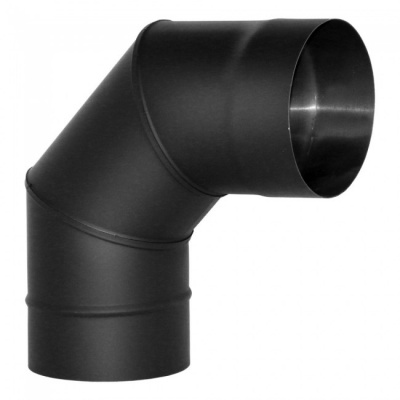 Отвод Вулкан VBR 90 D120, нерж., черный Отвод Вулкан VBR 90 D120, нерж., черный