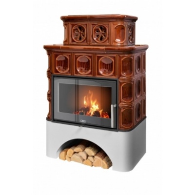 Печь-камин ABX KARELIE EXclusive (коричневый) Печь-камин ABX KARELIE EXclusive (коричневый)