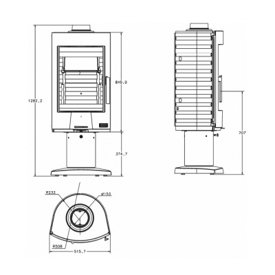 Чугунная печь Godin Equirre