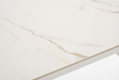 Интерьерный раздвижной стол 4SIS Меркурий Цвет: белый глянцевый Интерьерный раздвижной стол 4SIS Меркурий Цвет: белый глянцевый