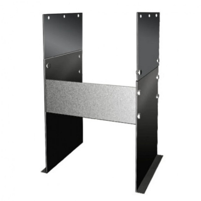 Основание напольное для опоры Вулкан VR c наруж D400, нерж 304