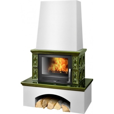 Печь-камин ABX LOMBARDIE (зеленый) Печь-камин ABX LOMBARDIE (зеленый)