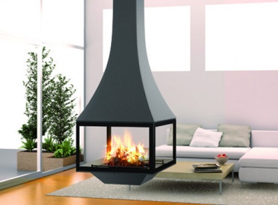 Центральный камин Bordelet JULIETTA 985 BLACK LINE Центральный камин Bordelet JULIETTA 985 BLACK LINE