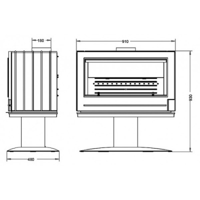 ПЕЧЬ-КАМИН Invicta ELTON ПЕЧЬ-КАМИН Invicta ELTON