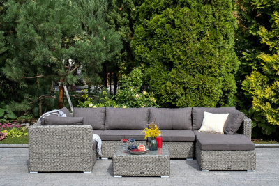 Угловой диван 4SIS Лунго (гиацинт) Цвет: серый Угловой диван 4SIS Лунго (гиацинт) Цвет: серый