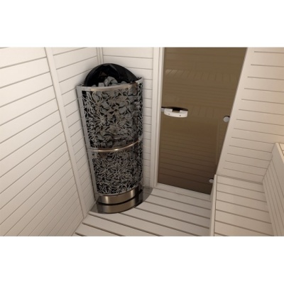 Электрическая печь SAWO DRAGONFIRE Heater King DRFT6-90NS-CNR-P-C (9 кВт, выносной пульт, угловая, нержавейка) Электрическая печь SAWO DRAGONFIRE Heater King DRFT6-90NS-CNR-P-C (9 кВт, выносной пульт, угловая, нержавейка)