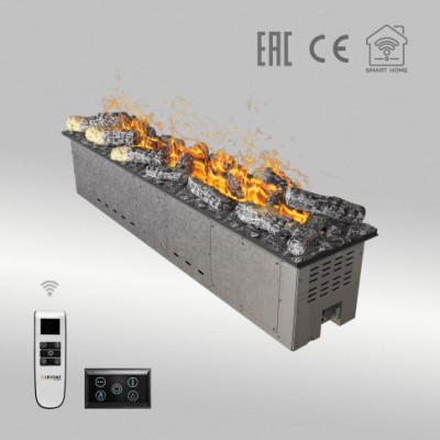 Паровой электрокамин Airtone Vepo 1200 с дровами