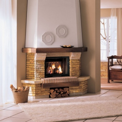 Каминная облицовка Palazzetti Courmayeur corner, под MBL 78 front Каминная облицовка Palazzetti Courmayeur corner, под MBL 78 front