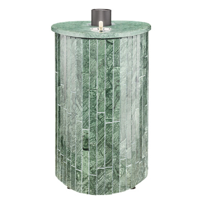 Дровяная печь Ферингер Оптима ПФ в облицовке "Верде Гватемала" наборный, до 28 м³ Дровяная печь Ферингер Оптима ПФ в облицовке "Верде Гватемала" наборный, до 28 м³