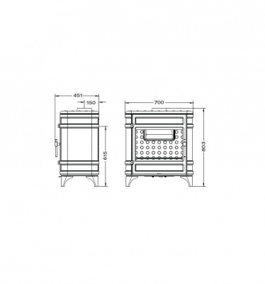 ПЕЧЬ-КАМИН Invicta SIAM NEW