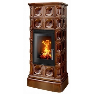 Печь-камин ABX KALEDONIE EXclusive L, средняя - вставка Orion (коричневый) Печь-камин ABX KALEDONIE EXclusive L, средняя - вставка Orion (коричневый)