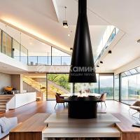 Камин Aves 23 Капри центральный со стеклом