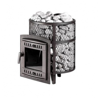 Банная печь Прометалл Атмосфера М сетка с коротким топливным каналом Банная печь Прометалл Атмосфера М сетка с коротким топливным каналом