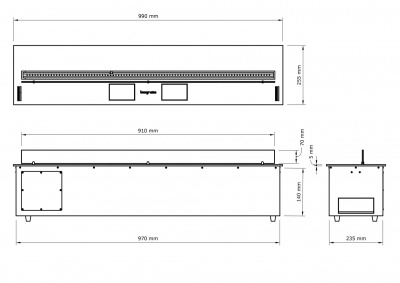 Автоматический биокамин Biograte Smart Fire S 1000 Автоматический биокамин Biograte Smart Fire S 1000